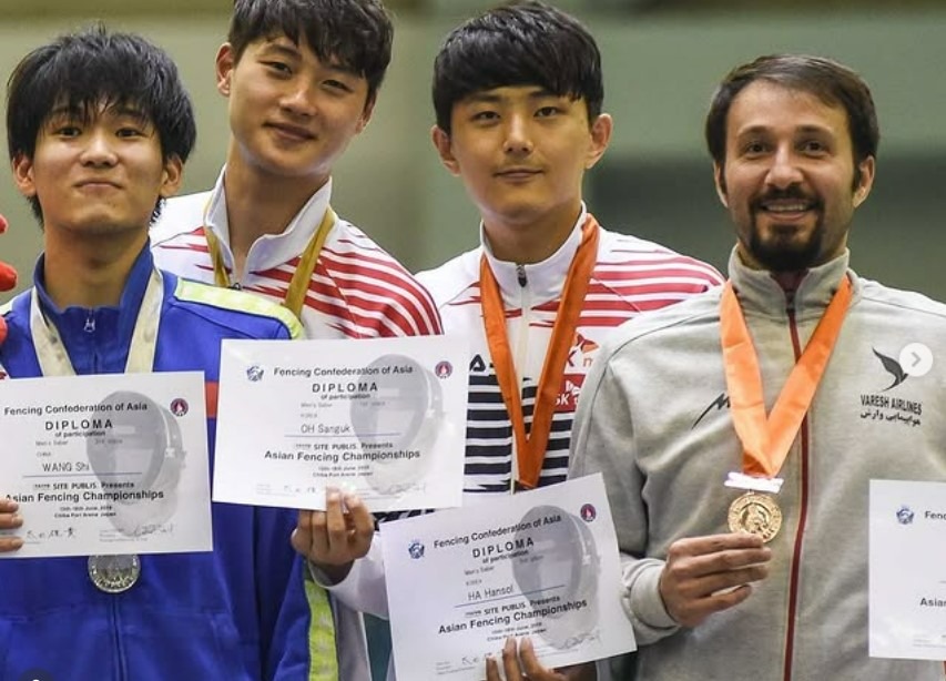 Mojtaba Abedini Victory Scream